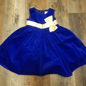 🏷Royal Blue Dress with Gold Bow